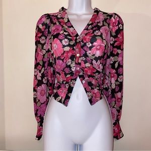 floral blouse